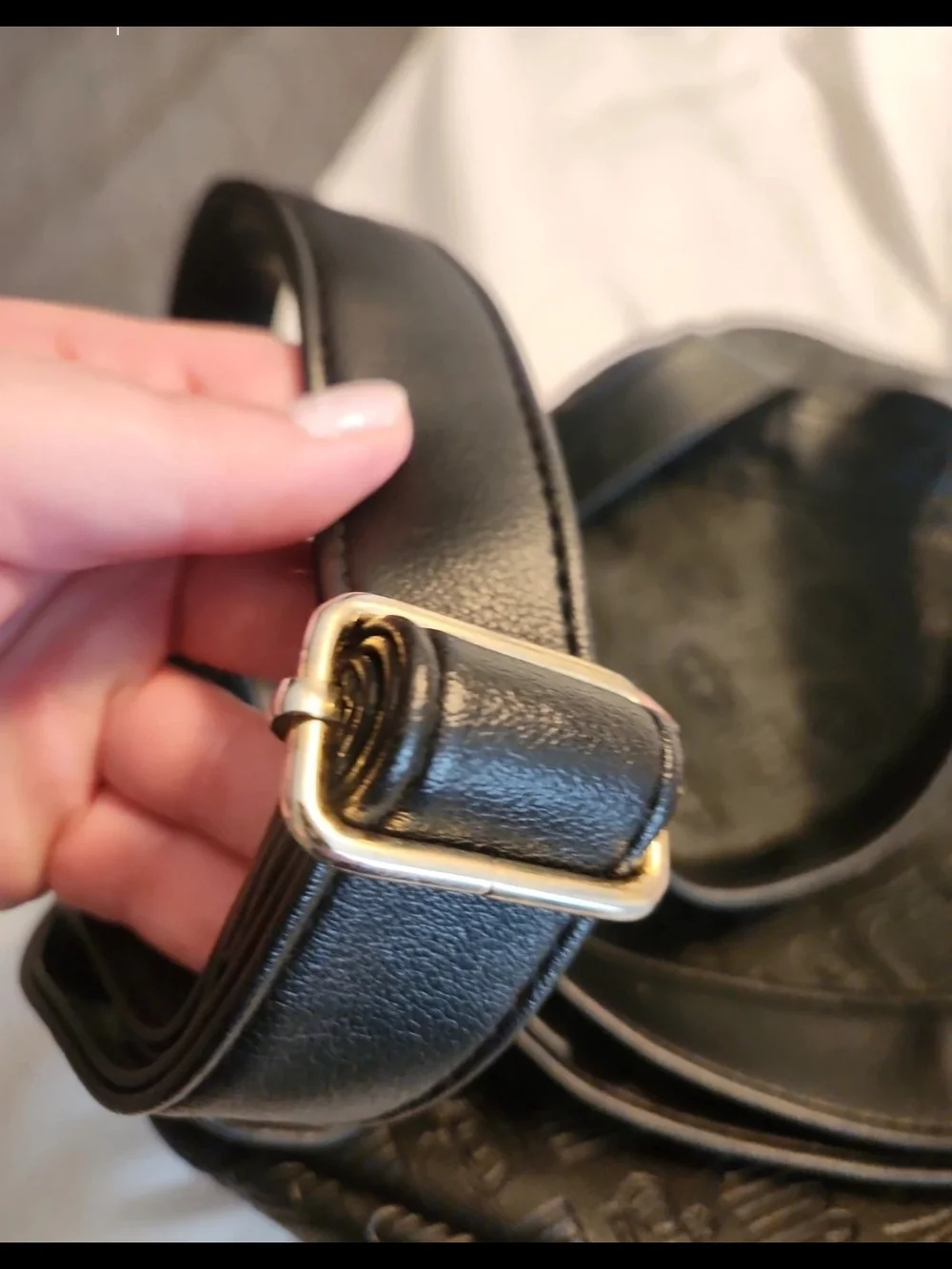 Juicy Couture Black Mini Backpack with Gold Accent